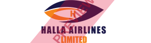 Halla Airlines Rectangular logo