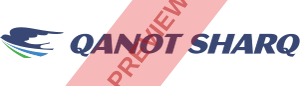 Qanot Sharq Rectangular logo