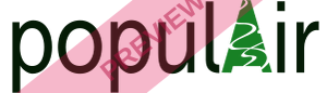 PopulAir Rectangular logo