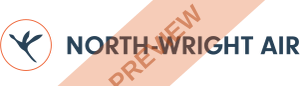 North-Wright Airways Rectangular logo
