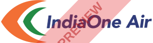 IndiaOne Air Rectangular logo