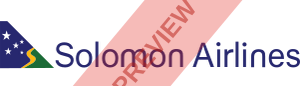 Solomon Airlines Rectangular logo