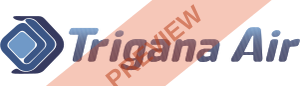 Trigana Air Service Rectangular logo