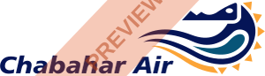 Chabahar Airlines Rectangular logo