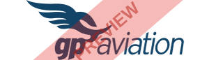 GP Aviation Rectangular logo