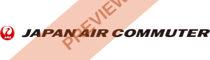 Japan Air Commuter Rectangular logo
