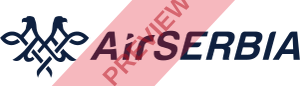 Air Serbia Rectangular logo