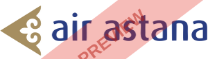 Air Astana Rectangular logo