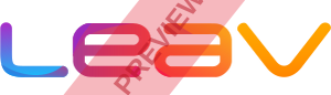 LEAV Aviation Rectangular logo