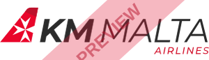 KM Malta Airlines Rectangular logo