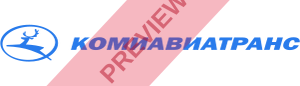 Komiaviatrans Rectangular logo