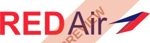 Red Air Rectangular logo