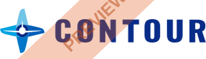 Contour Airlines Rectangular logo