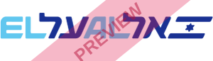 EL AL Rectangular logo