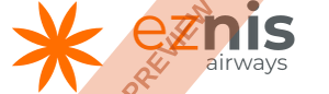 Eznis Airways Rectangular logo