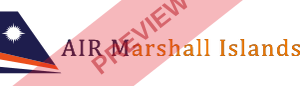 Air Marshall Islands Rectangular logo