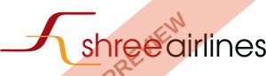 Shree Airlines Rectangular logo