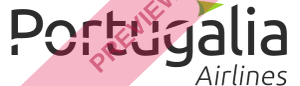 Portugalia Airlines Rectangular logo