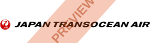 Japan Transocean Air Rectangular logo