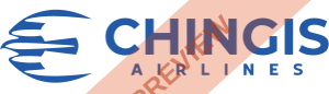 Chingis Airlines Rectangular logo