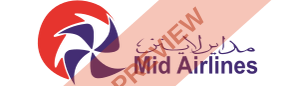 Mid Airlines Rectangular logo