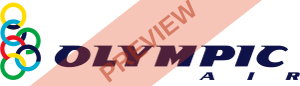 Olympic Air Rectangular logo