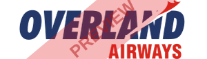 Overland Airways Rectangular logo