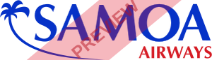 Samoa Airways Rectangular logo