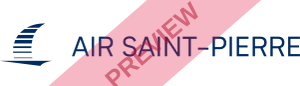 Air Saint Pierre Rectangular logo