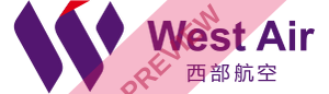 West Air Rectangular logo