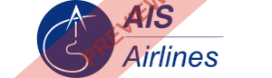 AIS Airlines Rectangular logo