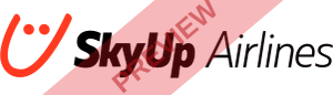SkyUp Airlines Rectangular logo
