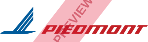 Piedmont Airlines Rectangular logo