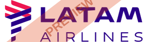 LATAM Airlines Paraguay Rectangular logo