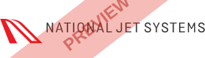 National Jet Systems Rectangular logo