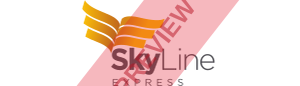 Skyline Express Airline Rectangular logo