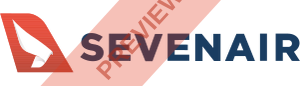 Sevenair Rectangular logo