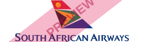 South African Airways Rectangular logo