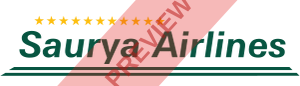 Saurya Airlines Rectangular logo