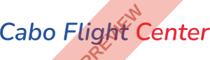 Cabo Flight Center Rectangular logo