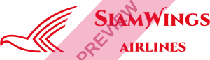 Siam Wings Airlines Rectangular logo