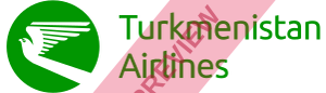 Turkmenistan Airlines Rectangular logo