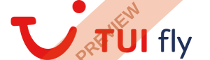 TUI fly Belgium Rectangular logo