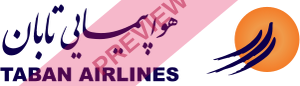 Taban Airlines Rectangular logo