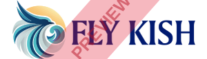 Fly Kish Rectangular logo
