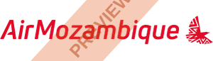 Air Mozambique Rectangular logo