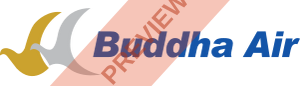 Buddha Air Rectangular logo
