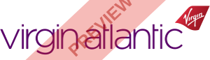 Virgin Atlantic International Rectangular logo
