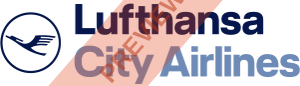 Lufthansa City Airlines Rectangular logo