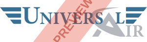 Universal Air Rectangular logo